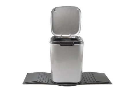 Mini car dustbin isolated on a white background Stock Photos