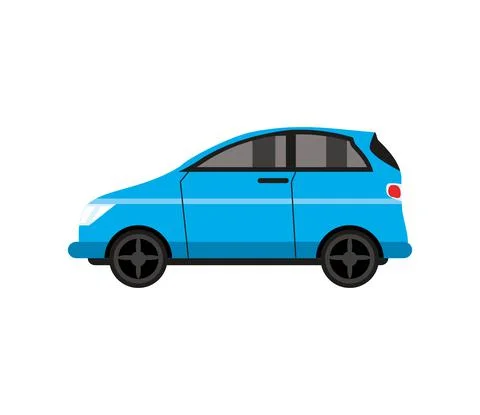 Mini car transport Stock Illustration