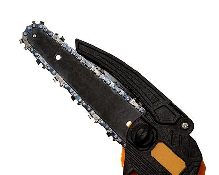 Mini chain saw Stock Photos