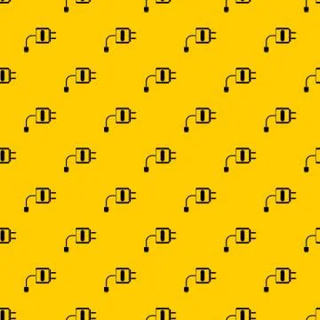 Mini charger pattern vector Stock Illustration