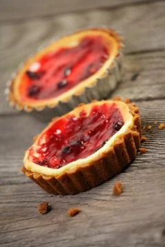 Mini cheesecake Stock Photos