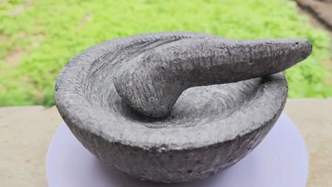 Mini Cobek (Mortar) Stock Footage 278506575