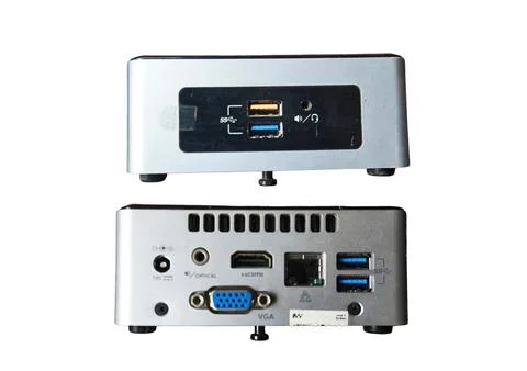 Mini computer Foto stock