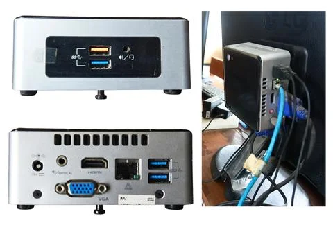 Mini computer Foto stock