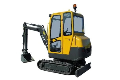 Mini construction machine Stock Photos