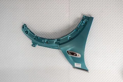 MINI Cooper fender panel with branded side trim Foto stock