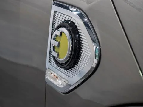 Mini Cooper S E Countryman All4 at the New York International Auto Show 2017 Stock Photos