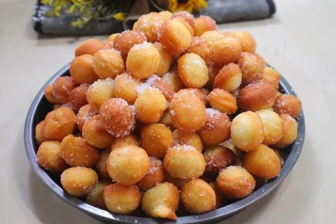 Mini donut Balls Stock Photos