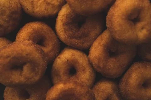 Mini donut Macro close up Stock Photos