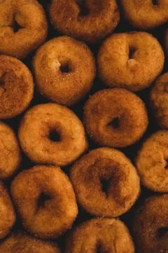 Mini donut Macro close up Stock Photos