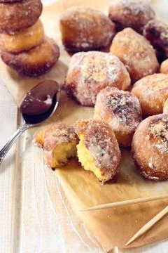 Mini donuts Stock Photos