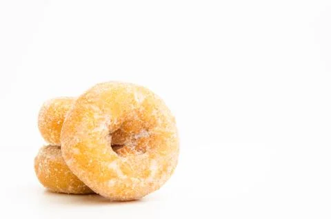 Mini donuts sugar Foto stock