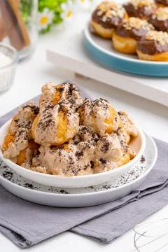 Mini doughnut Foto stock