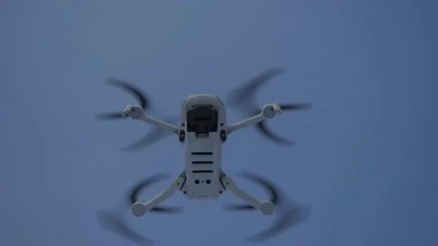 Mini drone is flying in the air 库存影片 237114365