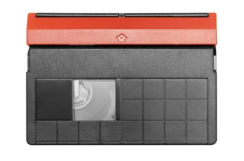 Mini DV Cassette with Clipping Path Isolated on a White Background Photos