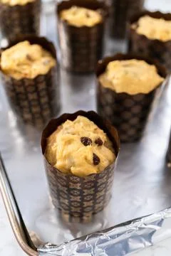 Mini Easter Bread Kulich Stock Photos