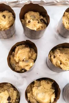 Mini Easter Bread Kulich Stock Photos