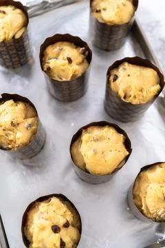 Mini Easter Bread Kulich Stock Photos