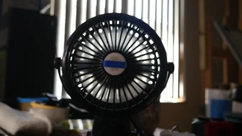 Mini fan in operation Stock Footage 274401185