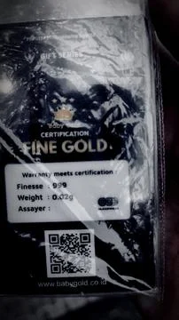 Mini fine gold Stock Photos