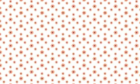 Mini Flower Shaped pattern background Stock Illustration