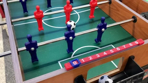 Mini Football table Stock Footage 328168801