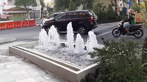 Mini Fountain Stock Footage 237622235