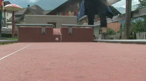 Mini golf ball 2 Vídeos de archivo 809673