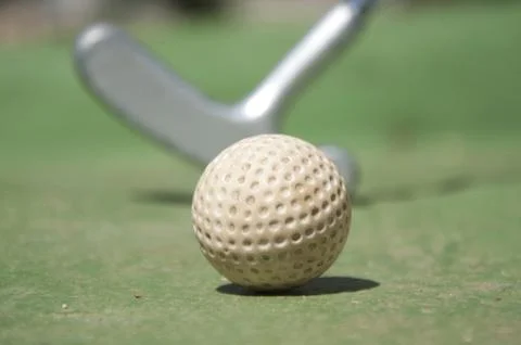 Mini Golf ball Stock Photos