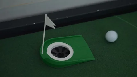Mini Golf Close-Up Stock Footage 316347479