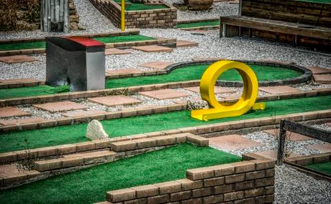 Mini Golf Course Stock Photos