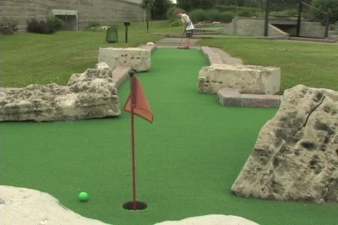 MINI GOLF Stock Footage 79481