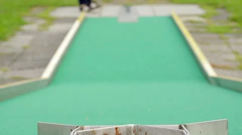 Mini golf Stock Footage 12136640