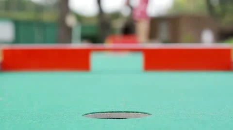 Mini golf Stock Footage 12136657