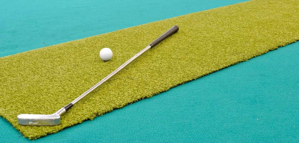 Mini golf inside interior Foto stock