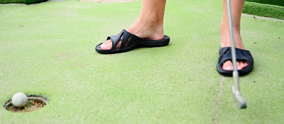 Mini golf 库存照片