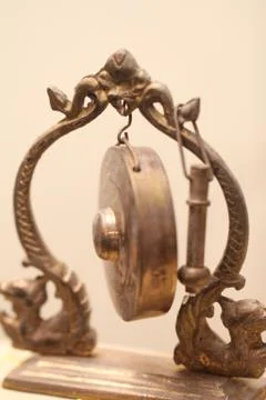 Mini Gong from the side view Stock Photos