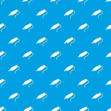 Mini hand drill pattern seamless blue Stock Illustration