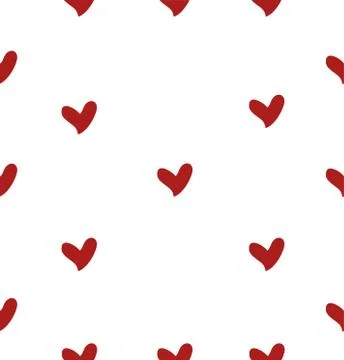 Mini heart vector seamless Stock Illustration