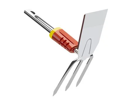 Mini Hoe Stock Illustration