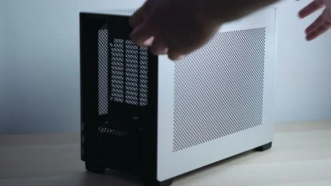 Mini ITX Case builder Stock Footage 136912352