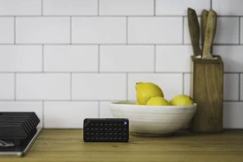 Mini-kitchen-speaker   Stock Photos