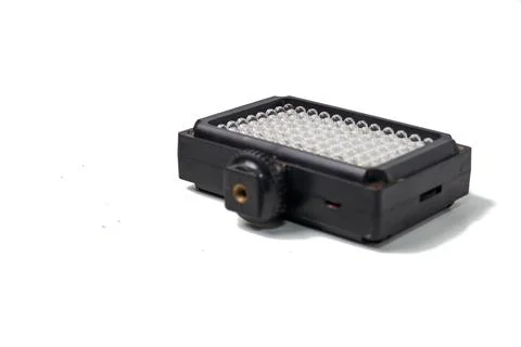 Mini led for video equipment, image isolated on white background, Video lig.. Stock Photos