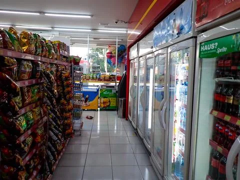 Mini Market Foto stock
