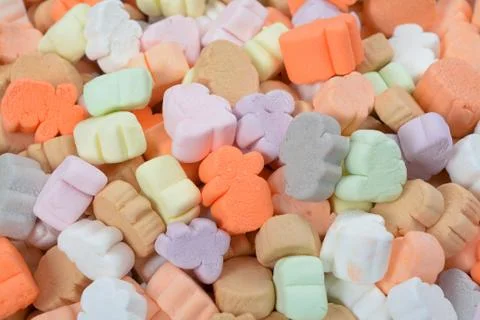 Mini marshmallows Stock Photos