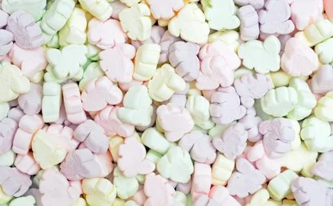 Mini marshmallows Stock Photos