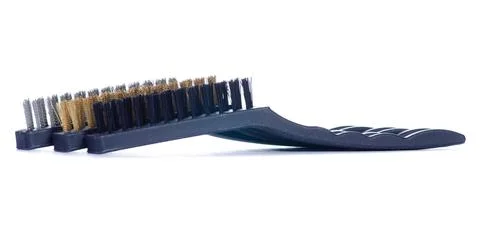 Mini metal brushes Stock Photos