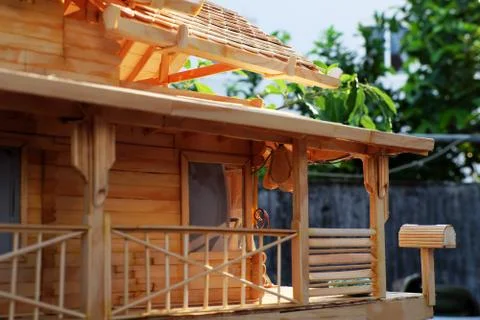 Mini model house Stock Photos