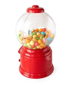 Mini old-style candy machine Stock Photos