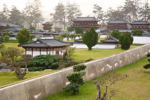 The mini old town in daming palace was the imperial palace complex of the tang d Stock Photos